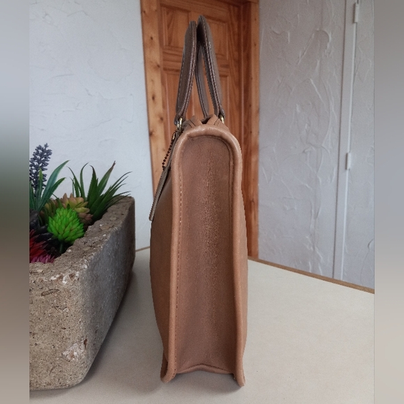 Coach Bonnie Cashin 1960-1970s, Portfolio, Slim-Zip bag in Putty. - Picture 8 of 14